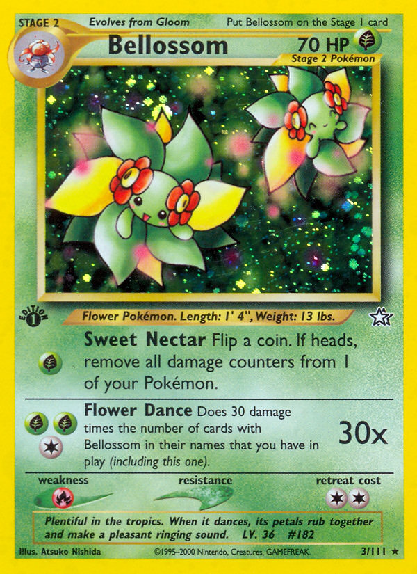 Bellossom - Neo Genesis - #3 - Pokemon TCG card