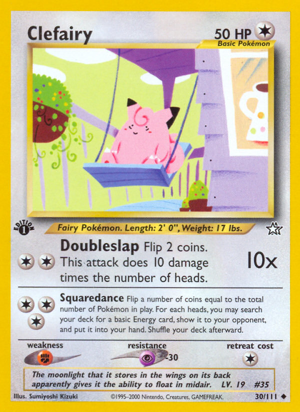 Clefairy - Neo Genesis - #30 - Pokemon TCG card