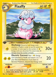 Flaaffy #34 Flaaffy - Neo Genesis - #34 - Pokemon TCG card