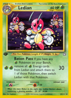 Ledian #39 Ledian - Neo Genesis - #39 - Pokemon TCG card