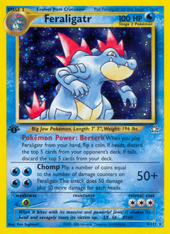 Feraligatr #4 Feraligatr - Neo Genesis - #4 - Pokemon TCG card