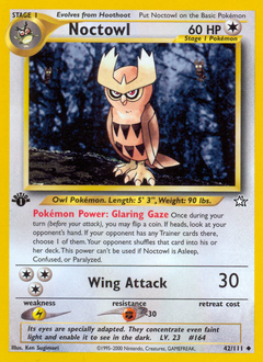 Noctowl #42 Noctowl - Neo Genesis - #42 - Pokemon TCG card