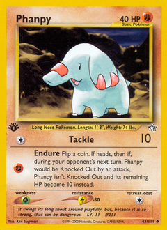 Phanpy - Neo Genesis - #43 - Pokemon TCG card