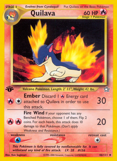 Quilava #46 Quilava - Neo Genesis - #46 - Pokemon TCG card