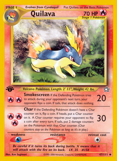 Quilava #47 Quilava - Neo Genesis - #47 - Pokemon TCG card