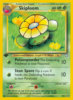 Skiploom - Neo Genesis - #49 - Pokemon TCG card