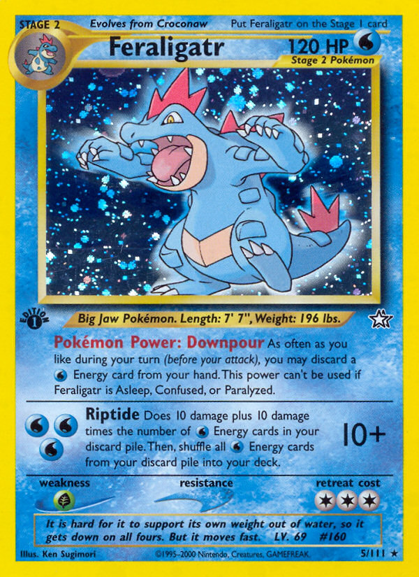 Feraligatr - Neo Genesis - #5 - Pokemon TCG card