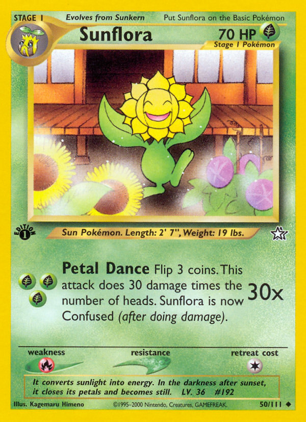 Sunflora - Neo Genesis - #50 - Pokemon TCG card