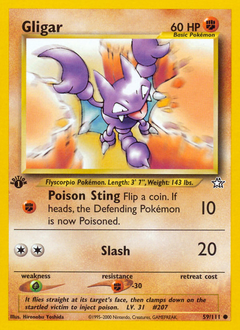 Gligar - Neo Genesis - #59 - Pokemon TCG card
