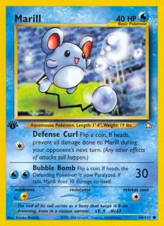 Marill #66 Marill - Neo Genesis - #66 - Pokemon TCG card