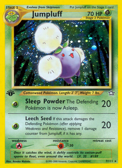 Jumpluff - Neo Genesis - #7 - Pokemon TCG card