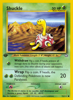 Shuckle - Neo Genesis - #72 - Pokemon TCG card