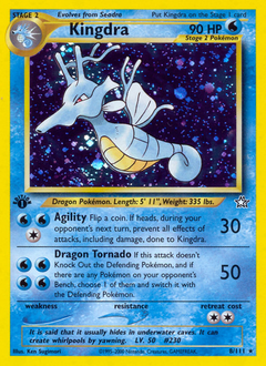 Kingdra - Neo Genesis - #8 - Pokemon TCG card