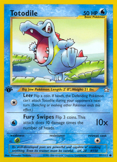 Totodile - Neo Genesis - #81 - Pokemon TCG card