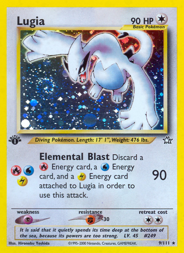 Lugia - Neo Genesis - #9 - Pokemon TCG card
