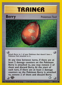 Berry - Neo Genesis - #99 - Pokemon TCG card