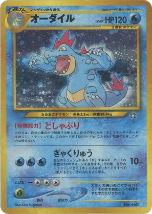 Feraligatr #9 Feraligatr - Neo Premium File 1 - #9 - Pokemon TCG card