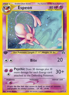 Espeon #1 Espeon - Neo Discovery - #1 - Pokemon TCG card