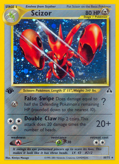 Scizor - Neo Discovery - #10 - Pokemon TCG card