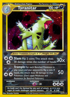 Tyranitar #12 Tyranitar - Neo Discovery - #12 - Pokemon TCG card