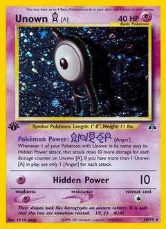 Unown [A] - Neo Discovery - #14 - Pokemon TCG card