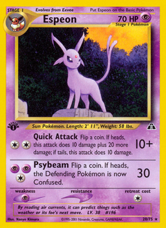 Espeon #20 Espeon - Neo Discovery - #20 - Pokemon TCG card