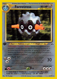 Forretress - Neo Discovery - #21 - Pokemon TCG card
