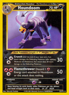 Houndoom - Neo Discovery - #23 - Pokemon TCG card