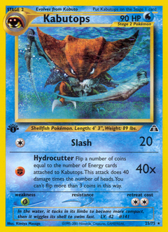 Kabutops #25 Kabutops - Neo Discovery - #25 - Pokemon TCG card