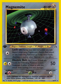 Magnemite #26 Magnemite - Neo Discovery - #26 - Pokemon TCG card