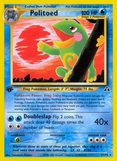 Politoed #27 Politoed - Neo Discovery - #27 - Pokemon TCG card