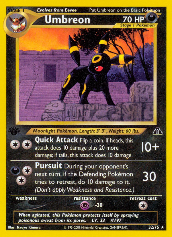 Umbreon - Neo Discovery - #32 - Pokemon TCG card