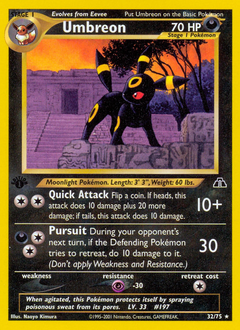 Umbreon #32 Umbreon - Neo Discovery - #32 - Pokemon TCG card