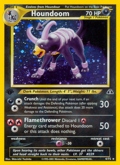 Houndoom - Neo Discovery - #4 - Pokemon TCG card