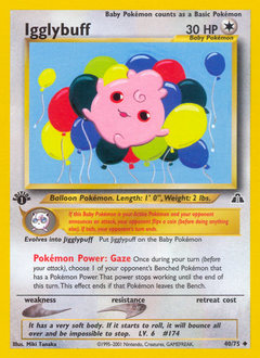 Igglybuff #40 Igglybuff - Neo Discovery - #40 - Pokemon TCG card