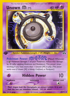 Unown [M] - Neo Discovery - #49 - Pokemon TCG card