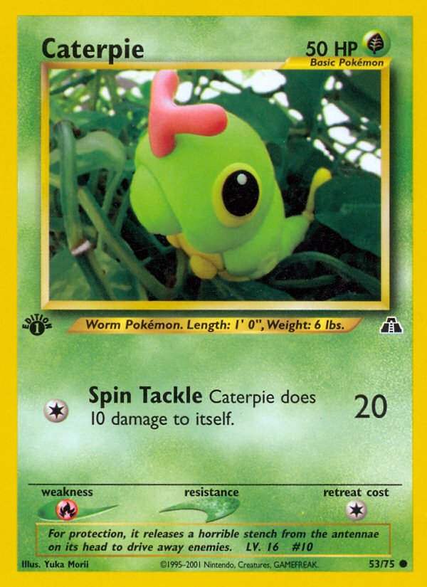 Caterpie - Neo Discovery - #53 - Pokemon TCG card