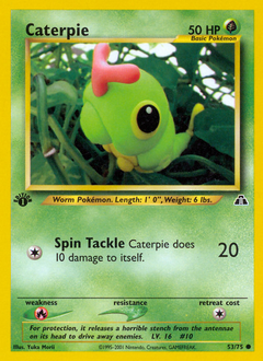 Caterpie - Neo Discovery - #53 - Pokemon TCG card
