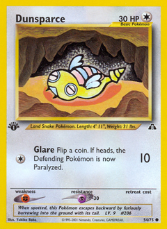 Dunsparce - Neo Discovery - #54 - Pokemon TCG card