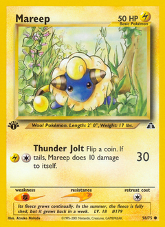 Mareep #58 Mareep - Neo Discovery - #58 - Pokemon TCG card