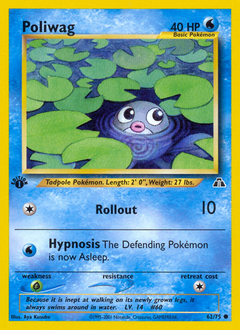 Poliwag #62 Poliwag - Neo Discovery - #62 - Pokemon TCG card