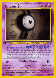 Unown [I] - Neo Discovery - #68 - Pokemon TCG card