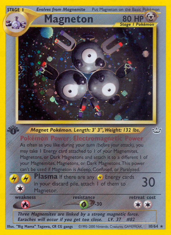 Magneton - Neo Revelation - #10 - Pokemon TCG card