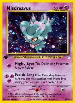 Misdreavus #11 Misdreavus - Neo Revelation - #11 - Pokemon TCG card