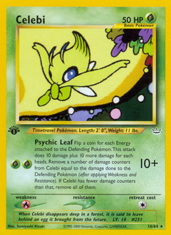 Celebi #16 Celebi - Neo Revelation - #16 - Pokemon TCG card