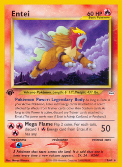 Entei #17 Entei - Neo Revelation - #17 - Pokemon TCG card