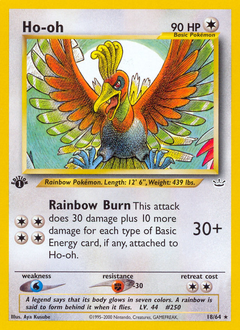 Ho-oh #18 Ho-oh - Neo Revelation - #18 - Pokemon TCG card