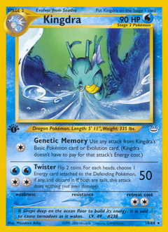 Kingdra - Neo Revelation - #19 - Pokemon TCG card