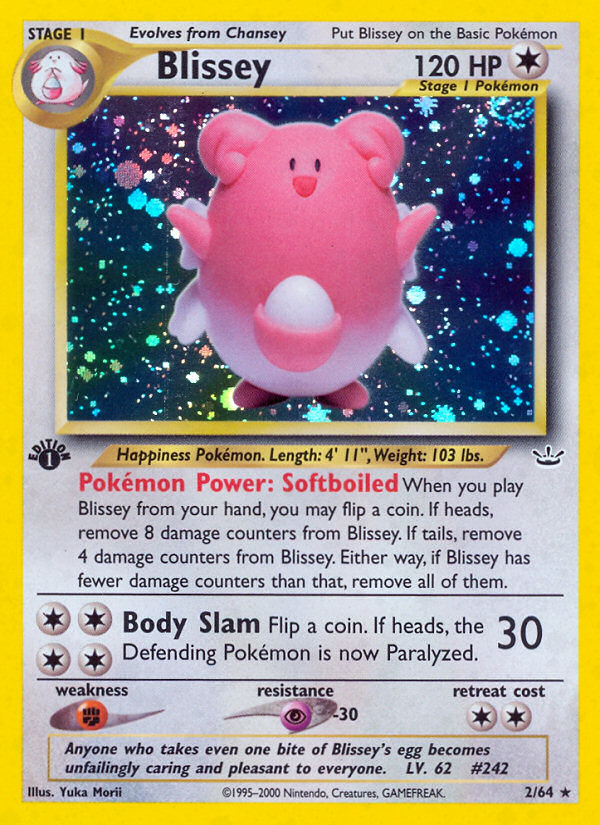 Blissey - Neo Revelation - #2 - Pokemon TCG card