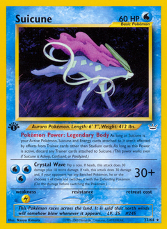 Suicune #27 Suicune - Neo Revelation - #27 - Pokemon TCG card